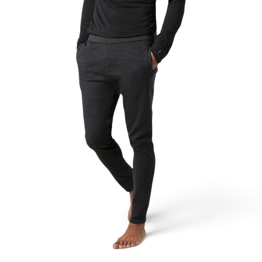 Smartwool Men's Intraknit Merino Hybrid Fiber Pant Charcoal Gray/Black Medium
